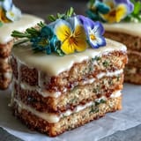 Mini Spring Birthday Layer Cakes with Edible Flowers, a whimsical dessert with pastel buttercream and delicate blooms, perfect for celebrating special moments.