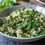 Spring Pea Mint Rice