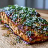 Cedar Plank Salmon Garlic Dill