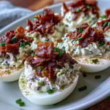 Bacon Ranch Deviled Eggs