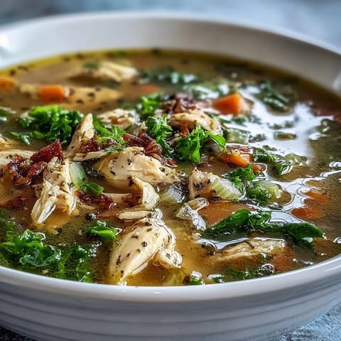 Lemon and Turmeric Chicken Soup