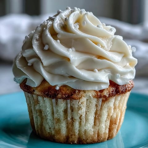 Plump vanilla Communion cupcakes crowned with smooth buttercream and delicate white fondant crosses.