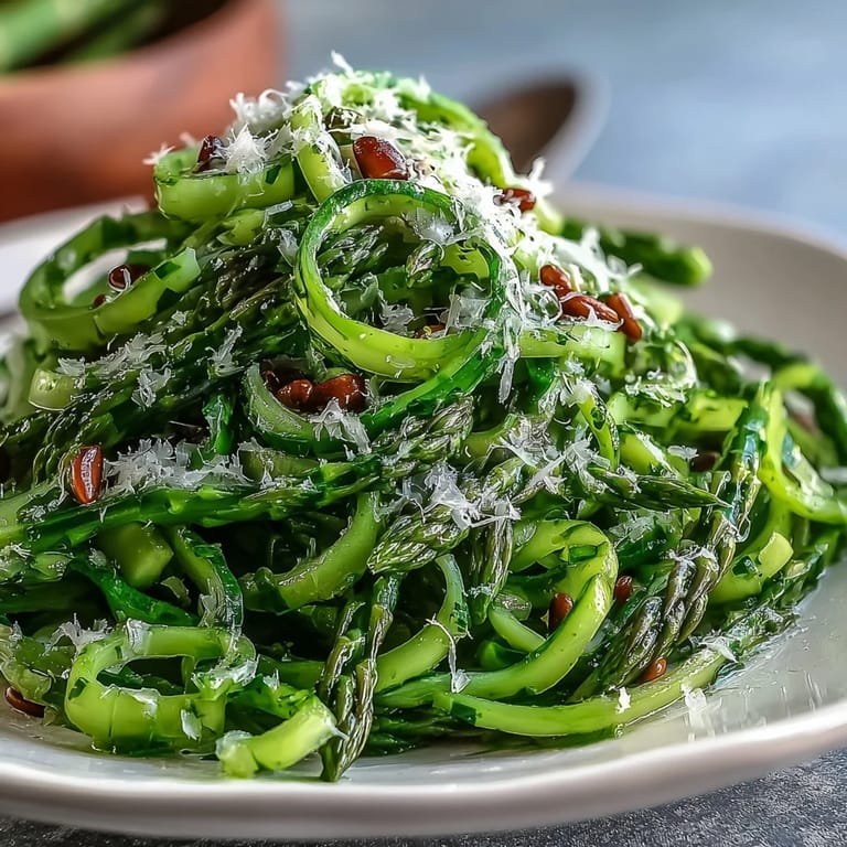 Crisp asparagus ribbons with lemon zest and Parmesan shavings, an elegant, gluten-free salad for any occasion.